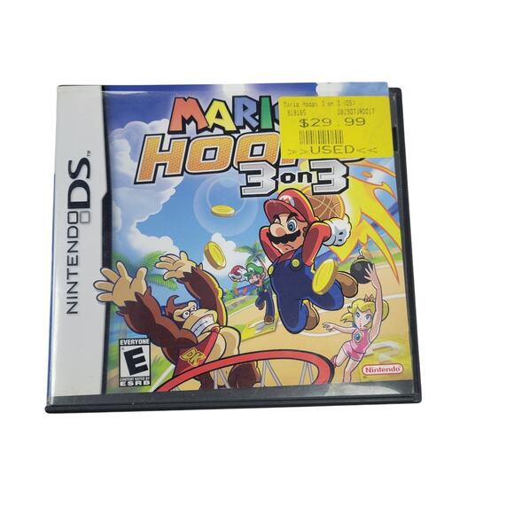 Mario Hoops 3 on 3 (Nintendo DS, 2006) Complete - Picture 1 of 5